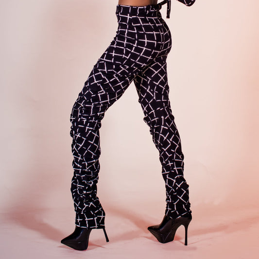 Touch of Madness - Checkered Circle Pants