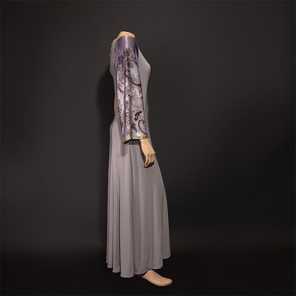 Fall 2017 Collection - Asymetrical Micro-Suede Stretch Gown