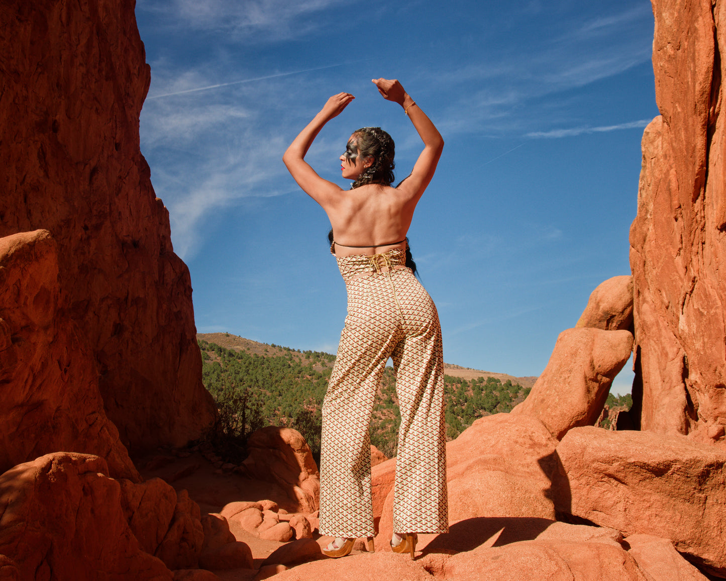 Fall 2022 "Ragnarök" Collection - Geometric Patterned Pant Set