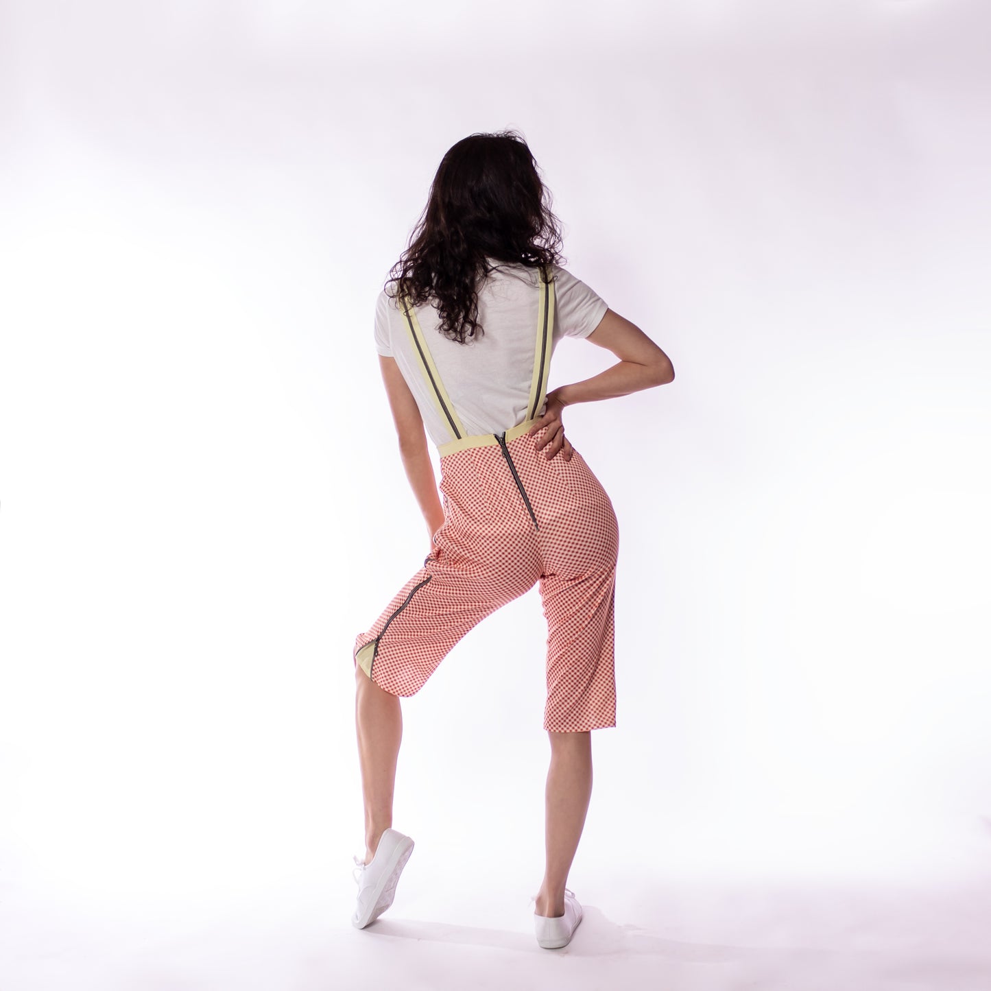 Spring 2020 -Salmon Capri Overalls