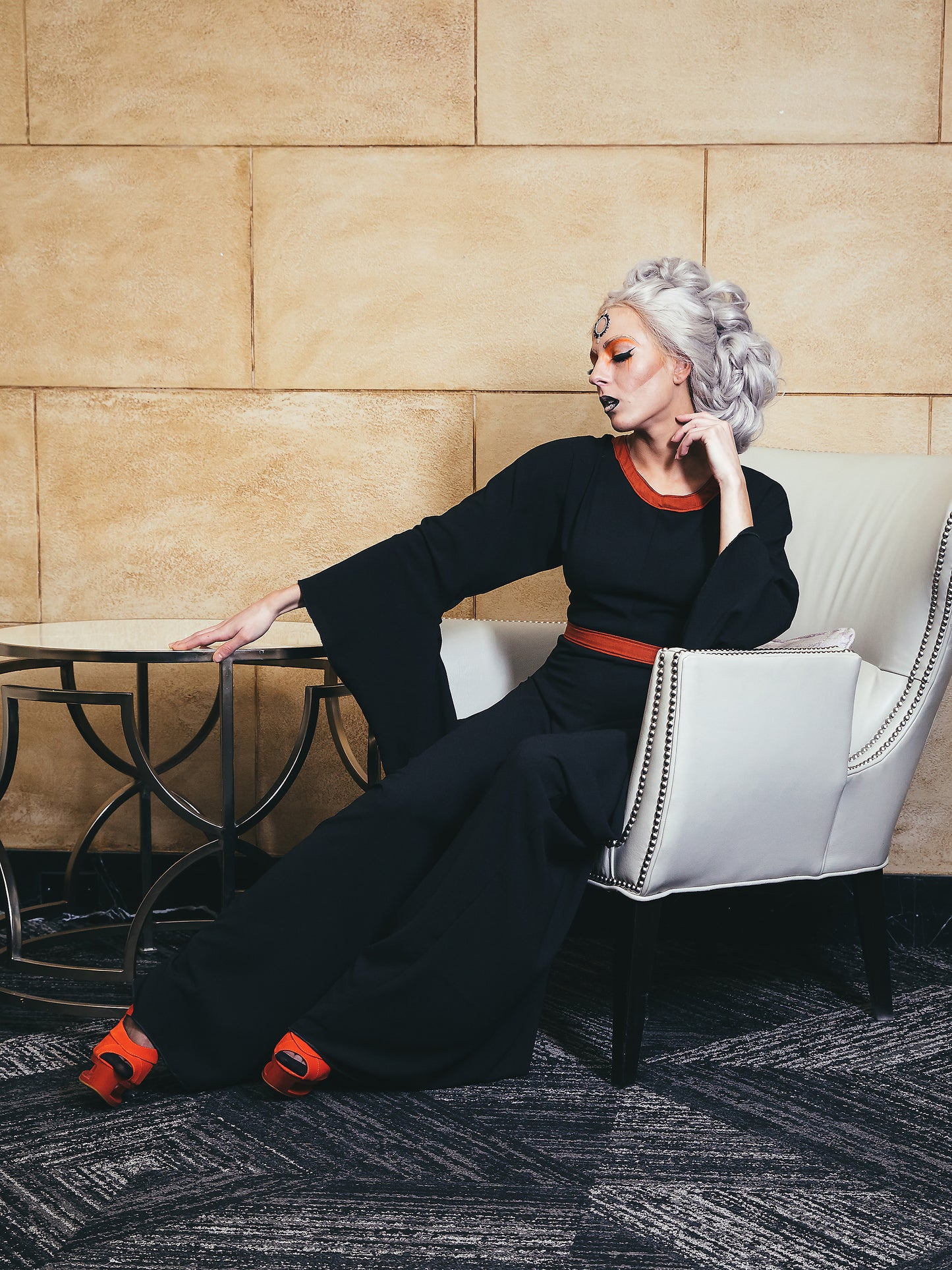 Fall 2019 Collection - Black "Squirrel" Sleeve Jumpsuit