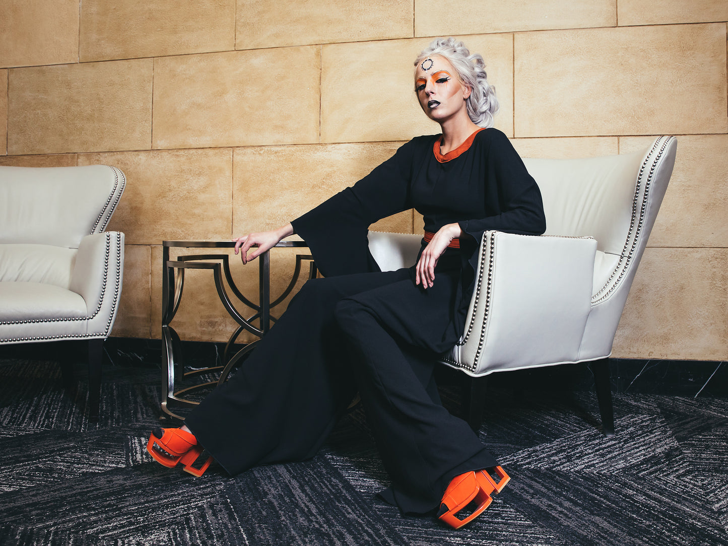 Fall 2019 Collection - Black "Squirrel" Sleeve Jumpsuit